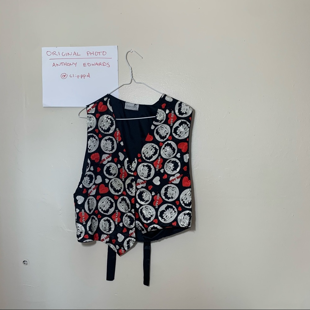 Vintage Betty Boop Suit Vest